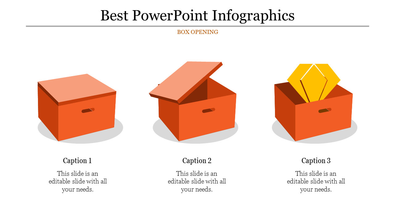 Free - Astounding Best PowerPoint Infographics with Three Nodes